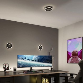 LED 3D Flush Light Spaceglow Two Dim (14W)