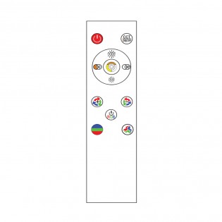 Plafón de techo LED 3D Spaceglow One Dim (34,5W)