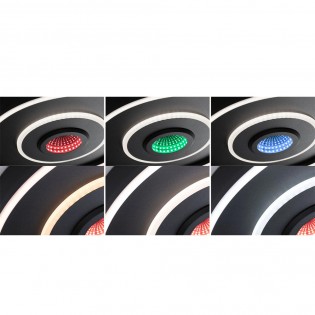 LED 3D Flush Light Spaceglow Four Dim (22W)