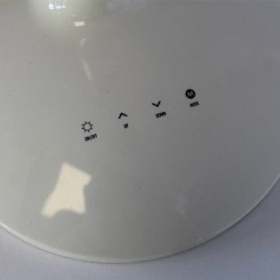 Flexo LED con despertador y USB Blanco (10W)