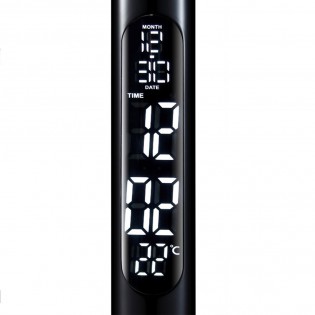 LED Desk Lamp Alarm & USB Beider Black CCT Dim (10W)