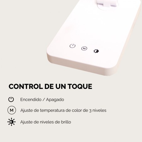 Flexo LED con batería recargable Attom 3CCT Dim (5W)