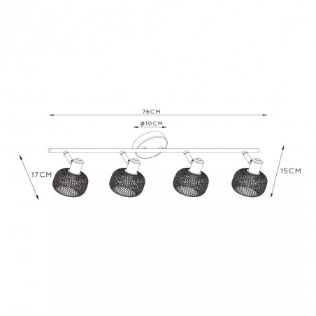 Ceiling Track Light Maren (4 lights)