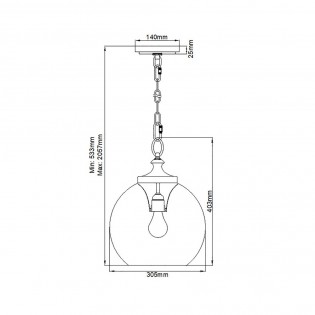 Pendant lamp Tabby