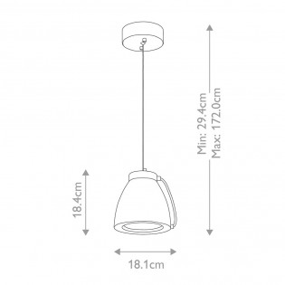 Lámpara de techo LED Europa (18W)
