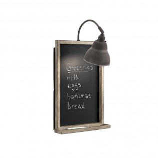 Wall lamp with Chalkboard