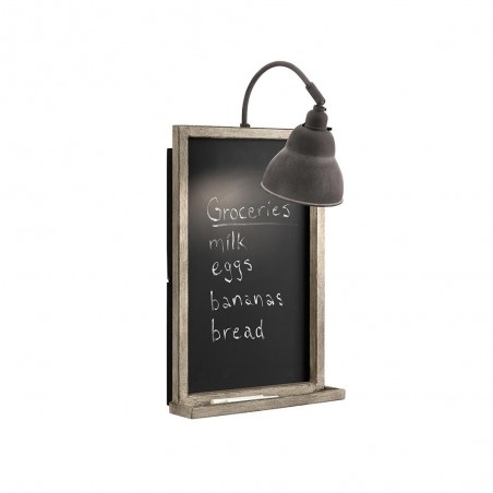 Wall lamp with Chalkboard