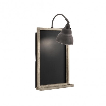 Wall lamp with Chalkboard