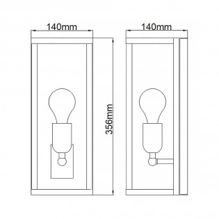 Aplique de pared Harrow