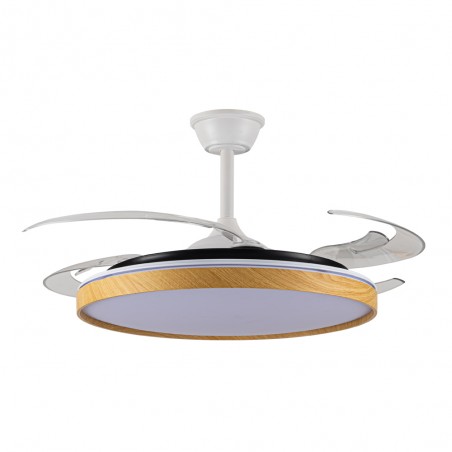 Folding blades LED fan Tamero L CCT Dim (80W)