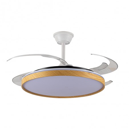 Folding blades LED fan Tamero L CCT Dim (80W)