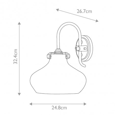 Aplique de pared Hinkley