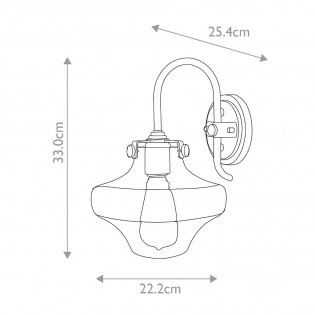 Wall lamp Congress II