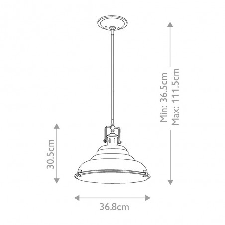 Pendant lamp Eastvale M