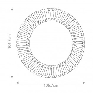 Espejo de pared Cosmo (106.7 cm.)
