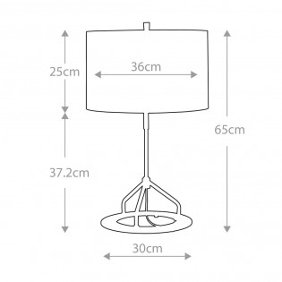 Lámpara de mesa Vicenza