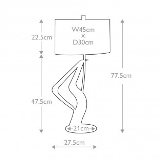 Lámpara de mesa Ribbon