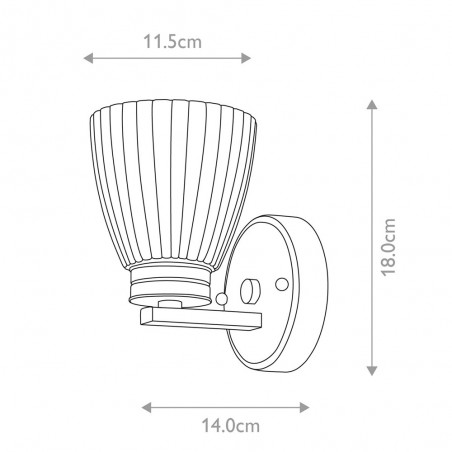 Wall lamp for bathrooms Wallingford