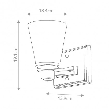 Wall lamp for bathrooms Avon