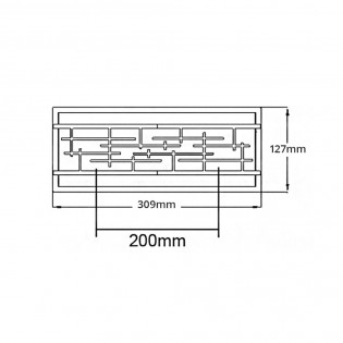 Aplique de pared LED para baños Zolon (14W)