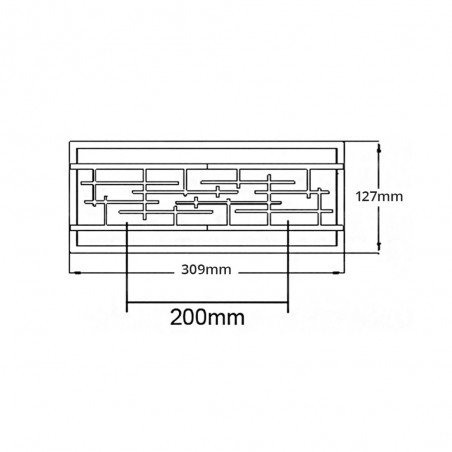Aplique de pared LED para baños Zolon (14W)