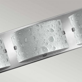 Aplique de pared para baños Daphne (3 luces)
