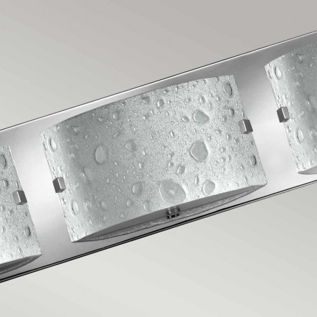 Aplique de pared para baños Daphne (3 luces)