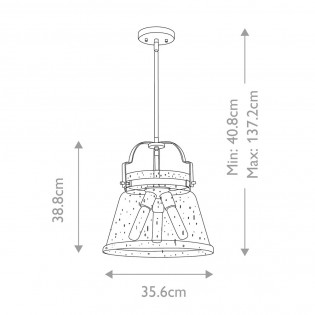 Pendant Lamp Wimberley (3 lights)