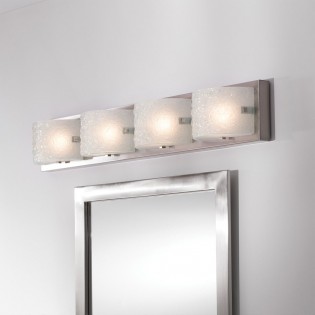 Aplique de pared para baños Daphne (4 luces)