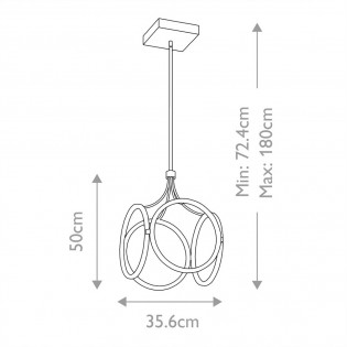 LED Pendant Lamp Ciri (45W)