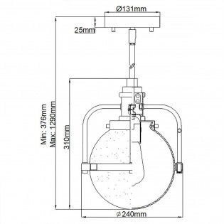 Bathroom's Pendant Lamp Triocent