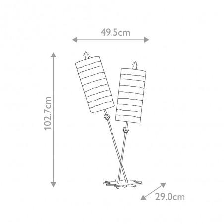 Table lamp NETTLE LUXE