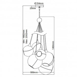 Pendant Lamp Skye (6 lights)