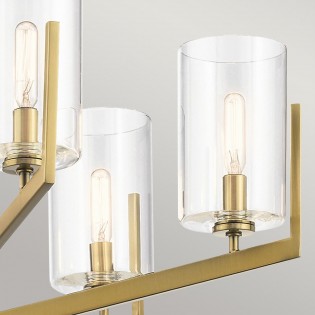 Lámpara colgante Roux Latón (3 luces)