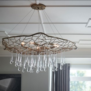 Lámpara colgante Laguna (6 luces)
