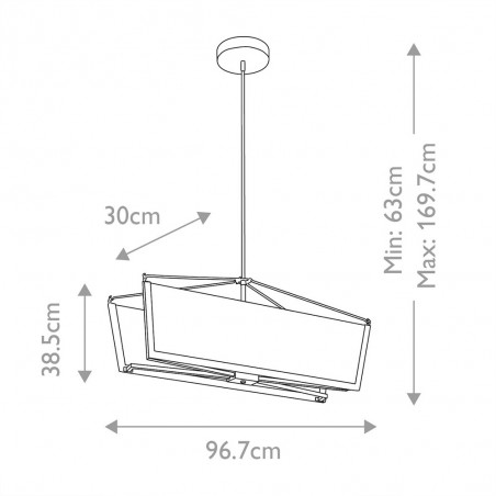 LED Pendant Lamp Calters (50.80W)