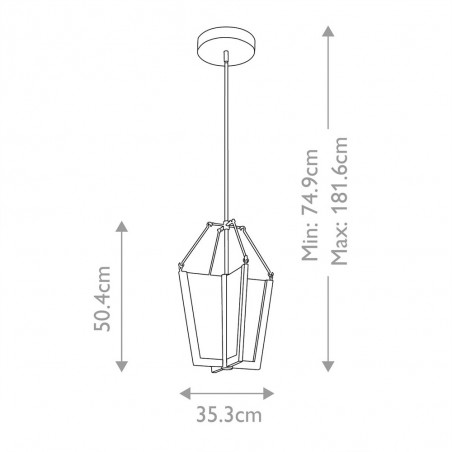 LED Pendant Lamp Calters (49W)