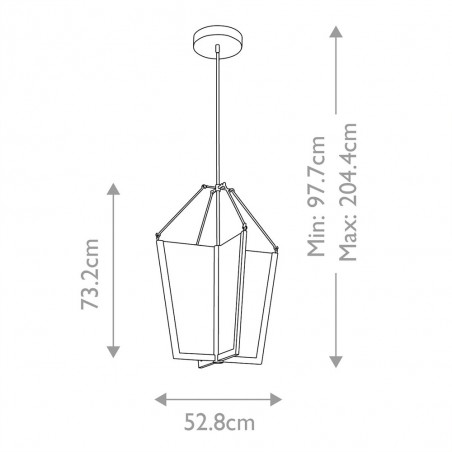 LED Pendant Lamp Calters (72.3W)