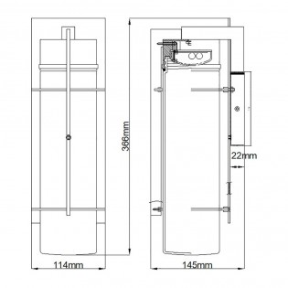 Outdoor LED Wall Lamp Eames (10W)
