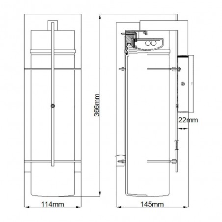 Outdoor LED Wall Lamp Eames (10W)