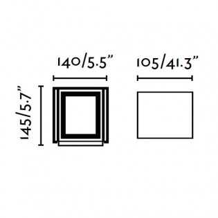Aplique exterior LED OLAN (6W)