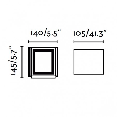 Aplique exterior LED OLAN (6W)