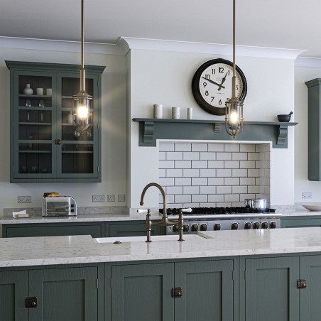 Bathroom's Pendant Lamp Urban Restoration