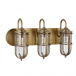 Aplique de pared para baños Urban Restoration (3 luces)