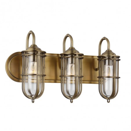 Aplique de pared para baños Urban Restoration (3 luces)