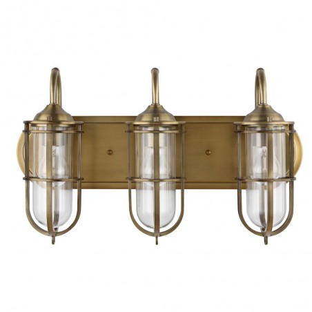Aplique de pared para baños Urban Restoration (3 luces)