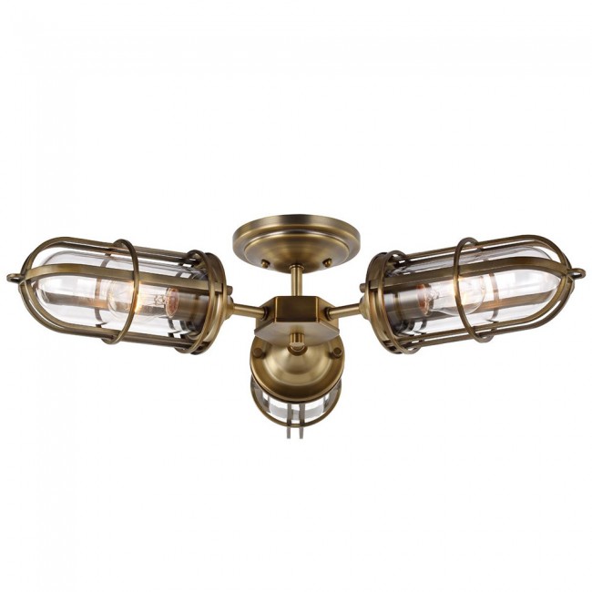 Bathroom's Flush Lamp Urban Restoration (3 lights)