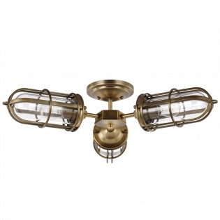 Plafón de techo para baños Urban Restoration (3 luces)