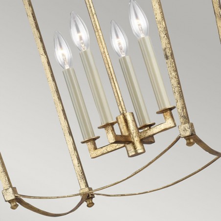 Lámpara colgante Thayer (4 luces)