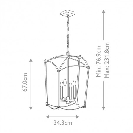 Pendant Lamp Thayer (4 lights)